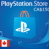 PlayStation Network Card CAD 150 CA