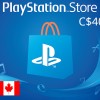 PlayStation Network Card CAD 40 CA