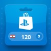 PlayStation Network Card USD 120 LB