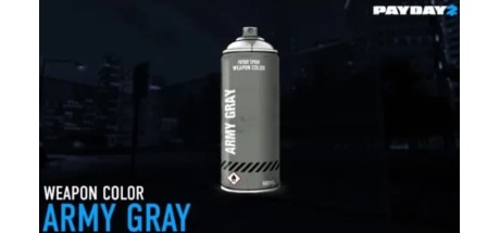  PAYDAY 2 - Army Gray Weapon Color DLC Steam CD Key