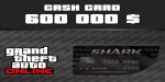 Grand Theft Auto Online - $600,000 Bull Shark Cash Card PC Activation Code
