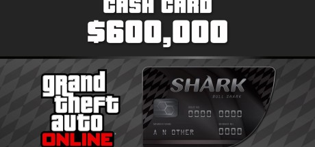 Grand Theft Auto Online - $600,000 Bull Shark Cash Card PC Activation Code