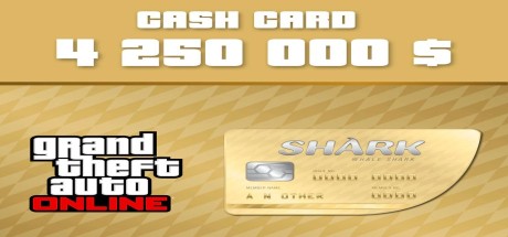 Grand Theft Auto Online - $4,250,000 The Whale Shark Cash Card PC Activation Code