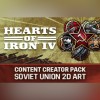 Hearts of Iron IV - Content Creator Pack - Soviet Union 2D Art DLC PC Steam CD Key