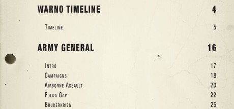 WARNO - Digital Guides DLC PC Steam CD Key