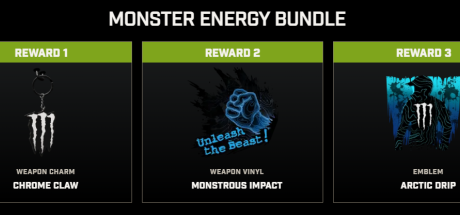 Call of Duty: Modern Warfare III - Monster Energy Charm + Emblem + Calling Card Bundle DLC PC/XBOX One/Series X|S CD Key