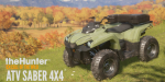 theHunter: Call of the Wild - ATV Saber 4X4 DLC EU PC Steam CD Key