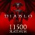 Diablo IV - 11500 Platinum Voucher US XBOX One / Xbox Series X|S CD Key
