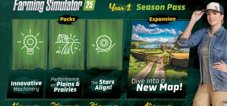 Farming Simulator 25 - Year 1 Season Pass DLC PC Steam CD Key Farming Simulator 25 - Year 1 Season Pass DLC PC Steam CD Key