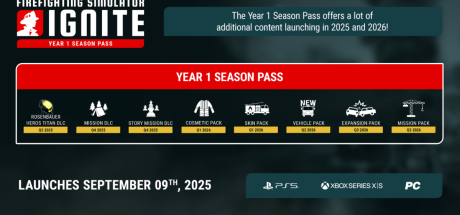 Firefighting Simulator: Ignite Year 1 Edition EU Xbox Series X|S / PC CD Key Firefighting Simulator: Ignite Year 1 Edition EU Xbox Series X|S / PC CD Key