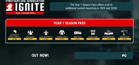 Firefighting Simulator: Ignite - Year 1 Season Pass DLC PC Steam CD Key