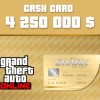 Grand Theft Auto Online - $4,250,000 The Whale Shark Cash Card UK Xbox Series X|S CD Key