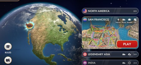 Ticket to Ride - San Francisco City Expansion DLC PC Steam CD Key