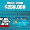 Grand Theft Auto Online - $250,000 Tiger Shark Cash Card FR PS4 CD Key