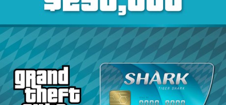 Grand Theft Auto Online - $250,000 Tiger Shark Cash Card FR PS4 CD Key