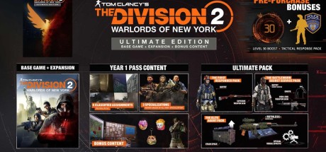 Tom Clancy’s The Division 2 Warlords of New York Ultimate Edition EU Ubisoft Connect CD Key