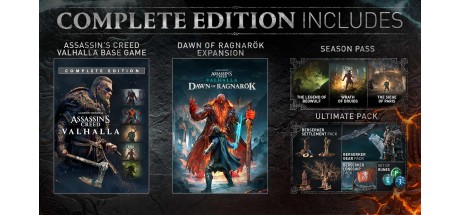  Assassin's Creed Valhalla Complete Edition EU XBOX One CD Key