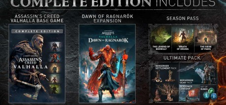  Assassin's Creed Valhalla Complete Edition EU XBOX One CD Key