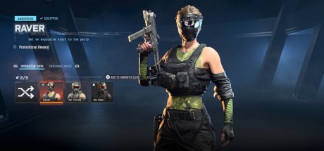 Call of Duty: Black Ops 7 - Operator Skin - Raver + 1 Hour Weapon XP Boost PC Steam / Battle.net / PS4 / PS5 / XBOX One / Xbox Series X|S CD Key (valid until March 2026)