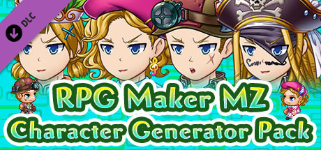 RPG MAKER MZ - Character Generator Pack DLC PC Steam CD Key