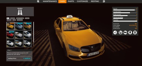 Taxi Life: A City Driving Simulator - VIP Vintage Convertible Car DLC EU PS5 CD Key