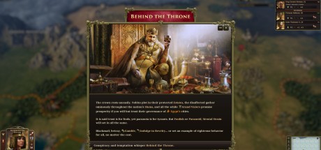 Old World - Behind the Throne DLC PC Steam CD Key Old World - Behind the Throne DLC PC Steam CD Key