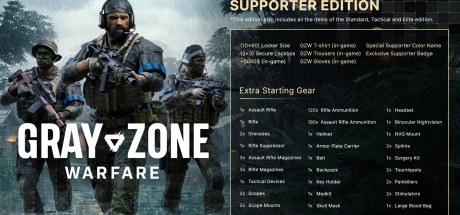 Gray Zone Warfare - Supporter Edition Upgrade DLC EU PC Steam CD Key Gray Zone Warfare - Supporter Edition Upgrade DLC EU PC Steam CD Key