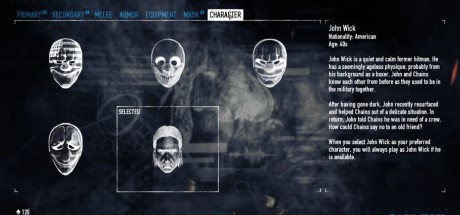 PAYDAY 2 - John Wick Character Pack DLC Steam CD Key PAYDAY 2 - John Wick Character Pack DLC Steam CD Key