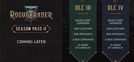 Warhammer 40,000: Rogue Trader - Season Pass 2 DLC EU PC Steam CD Key Warhammer 40,000: Rogue Trader - Season Pass 2 DLC EU PC Steam CD Key