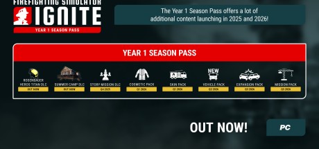 Firefighting Simulator: Ignite - Year 1 Season Pass DLC PC Steam CD Key