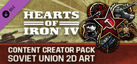 Hearts of Iron IV - Content Creator Pack - Soviet Union 2D Art DLC PC Steam CD Key