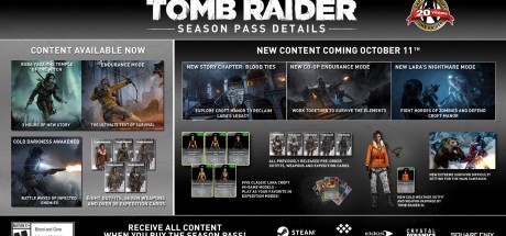 Rise of the Tomb Raider Season Pass Steam CD Key